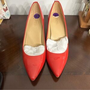 Michael Kors Red Patent Heels